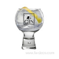 custom 540ml clear round balloon Gin Glasses set